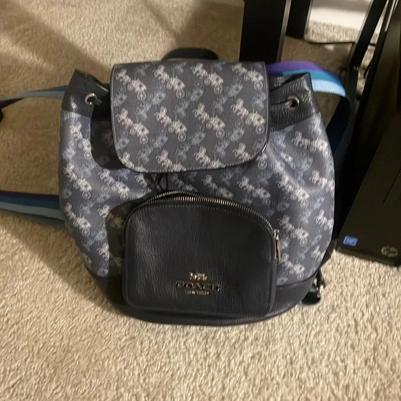 Coach back pack very good condition only used several times small coach backpack - in amazing condition, - only... | Depop main image 2
